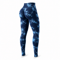 Tie-dye azul oscuro/negro