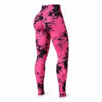 Tie-dye fucsia/negro