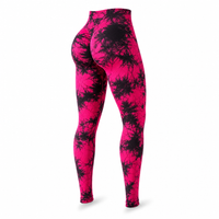 Tie-dye fucsia intenso/negro