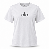 Alo Yoga Blanca logo alo