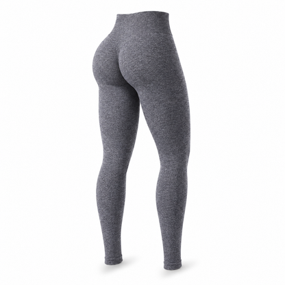 Licra deportiva importada - Talla M color Gris oscuro jaspeado