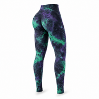 Tie-dye verde/morado