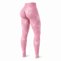 Tie-dye rosa/blanco