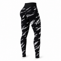 Tie-dye negro/blanco rayas