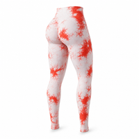 Tie-dye blanco/rojo