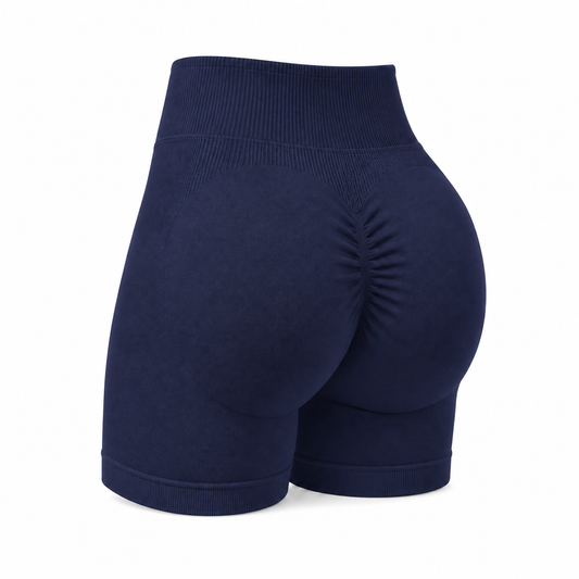 Short deportivo importado - Talla L color Azul marino